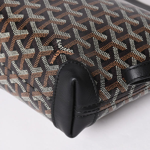 [USED/中古]GOYARD ゴヤール クラッチバッグ コンティポーチ ブラック PVC レザー CONTIPPMLTY01CL01P シルバー金具 Aランク 中古 4a002788