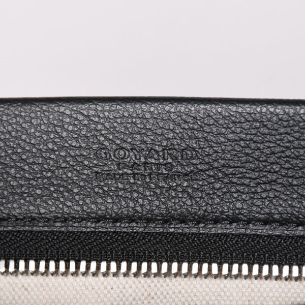 [USED/中古]GOYARD ゴヤール クラッチバッグ コンティポーチ ブラック PVC レザー CONTIPPMLTY01CL01P シルバー金具 Aランク 中古 4a002788