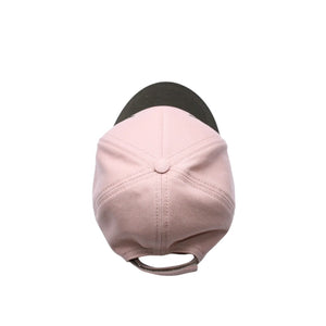 Very good condition MIUMIU Adjuster Cap 5HC179 Size S Pink Beige Olive Cotton Logo Embroidery Used 4a002570