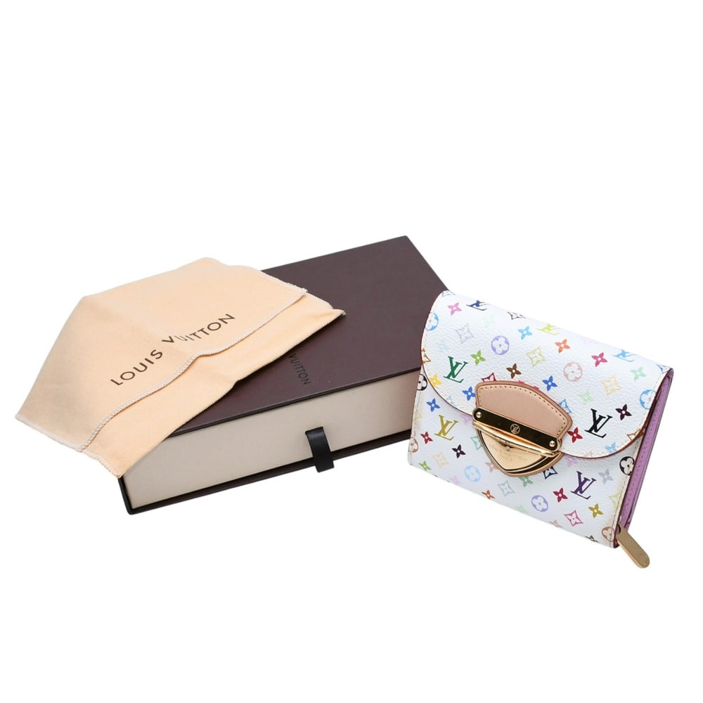 LOUISVUITTON Portefeuille M58081 Koala Trifold Wallet Monogram Multicolor White Good Condition Used 4a002572