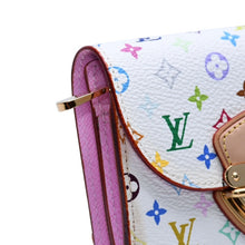 画像をギャラリービューアに読み込む, LOUISVUITTON ルイヴィトン ポルトフォイユ M58081 コアラ 三つ折り財布 モノグラム マルチカラー ホワイト 美品 中古 4a002572