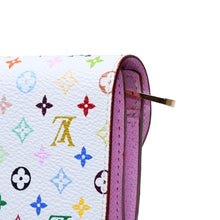 画像をギャラリービューアに読み込む, LOUISVUITTON ルイヴィトン ポルトフォイユ M58081 コアラ 三つ折り財布 モノグラム マルチカラー ホワイト 美品 中古 4a002572