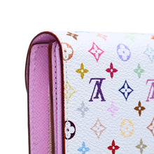 画像をギャラリービューアに読み込む, LOUISVUITTON ルイヴィトン ポルトフォイユ M58081 コアラ 三つ折り財布 モノグラム マルチカラー ホワイト 美品 中古 4a002572