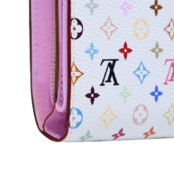 LOUISVUITTON ルイヴィトン ポルトフォイユ M58081 コアラ 三つ折り財布 モノグラム マルチカラー ホワイト 美品 中古 4a002572