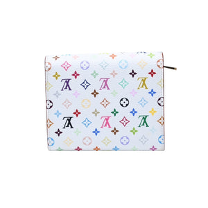 LOUISVUITTON ルイヴィトン ポルトフォイユ M58081 コアラ 三つ折り財布 モノグラム マルチカラー ホワイト 美品 中古 4a002572