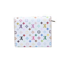 画像をギャラリービューアに読み込む, LOUISVUITTON ルイヴィトン ポルトフォイユ M58081 コアラ 三つ折り財布 モノグラム マルチカラー ホワイト 美品 中古 4a002572