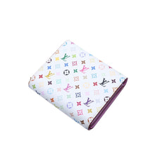 画像をギャラリービューアに読み込む, LOUISVUITTON ルイヴィトン ポルトフォイユ M58081 コアラ 三つ折り財布 モノグラム マルチカラー ホワイト 美品 中古 4a002572