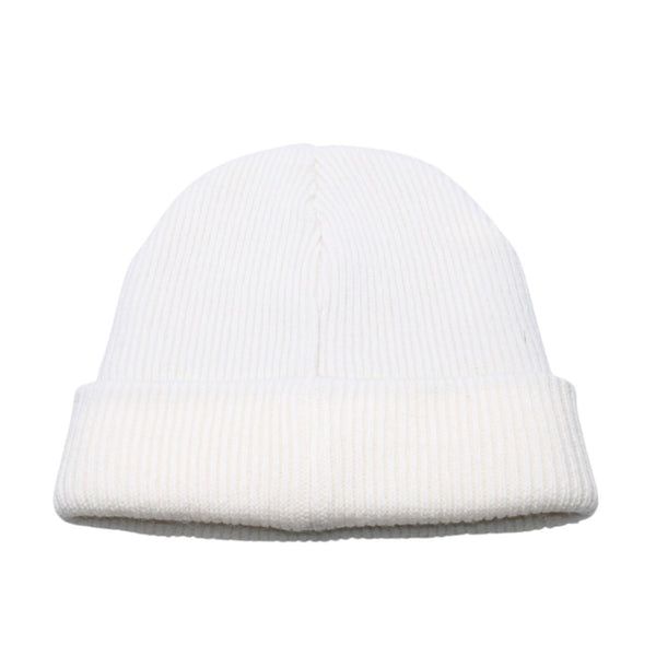 Very good condition SAINT Mxxxxxx SEGA Saint Michael SEGA SG KNIT CAP SAINT SEGA Beanie Knit Cap Patch White Blue SM-HR1-0000-C67 Used 4a002584