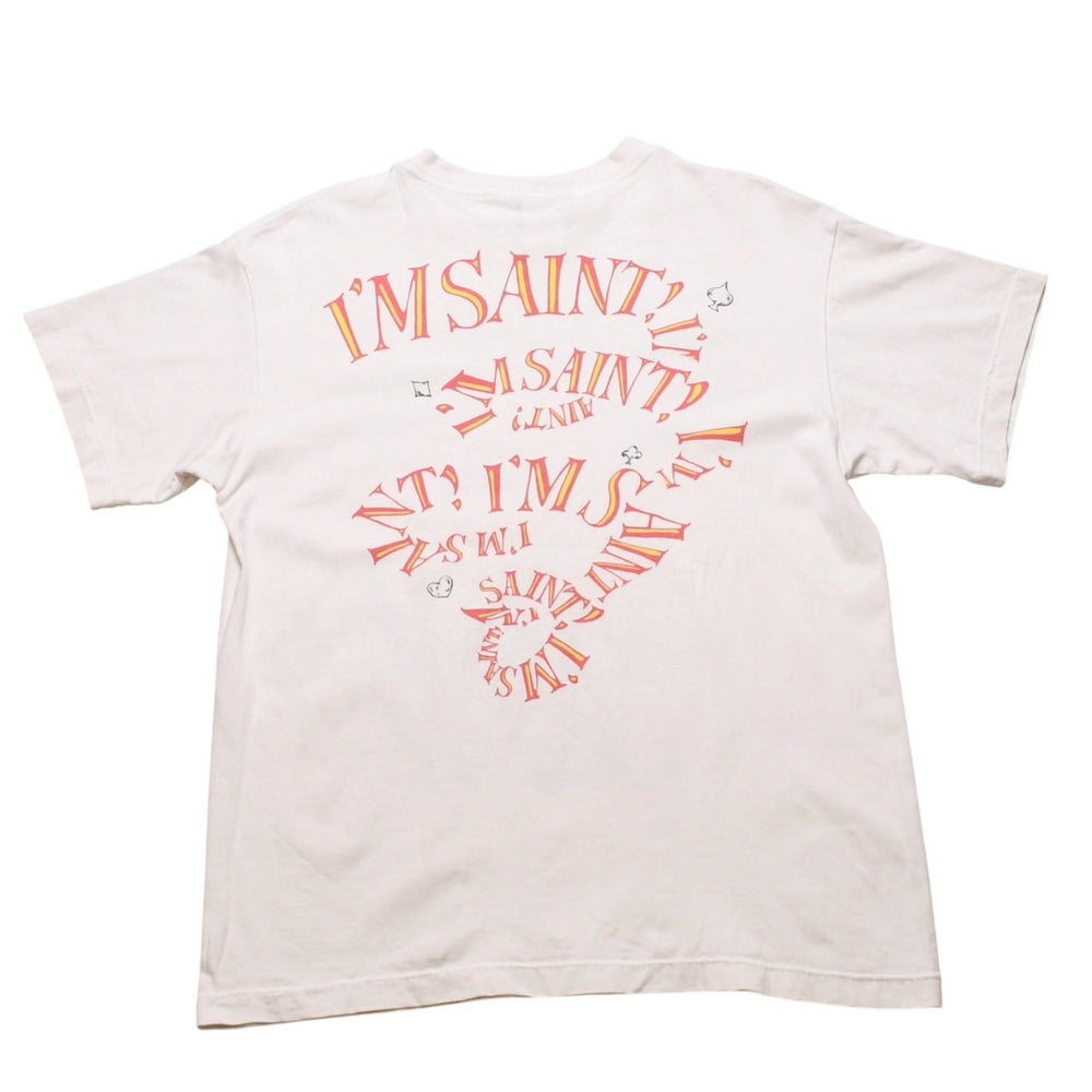 極美品 SAINT Mxxxxxx アリスインワンダーランド DSNY SS TEE MAD HATTER 2023AW ジョニーデップ ヴィンテージ加工 SM-A23-0000-C25 中古 4a002585