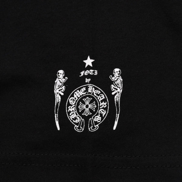 Very good condition CHROME HEARTS JOE FOTI CH T-SHIRT 1 ZETA RETICULI2 Short sleeve T-shirt Horseshoe Scroll label Used 4a002533
