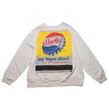 画像をギャラリービューアに読み込む, 極美品 SAINT MICHAEL セントマイケル CRW NECK SWT VAGUE ABUSE 白 黄色 トレーナー 25AW SM-HR1-0000-046 中古 4a002586