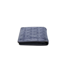 画像をギャラリービューアに読み込む, GOYARD ゴヤールサンピエールカードウォレット ヘリンボーン柄 キャンバス レザー グレー イエロー 杉綾模様 カードケース 良品 中古 4a002616