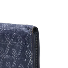 画像をギャラリービューアに読み込む, GOYARD ゴヤールサンピエールカードウォレット ヘリンボーン柄 キャンバス レザー グレー イエロー 杉綾模様 カードケース 良品 中古 4a002616