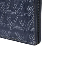 画像をギャラリービューアに読み込む, GOYARD ゴヤールサンピエールカードウォレット ヘリンボーン柄 キャンバス レザー グレー イエロー 杉綾模様 カードケース 良品 中古 4a002616