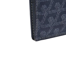画像をギャラリービューアに読み込む, GOYARD ゴヤールサンピエールカードウォレット ヘリンボーン柄 キャンバス レザー グレー イエロー 杉綾模様 カードケース 良品 中古 4a002616