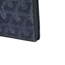 画像をギャラリービューアに読み込む, GOYARD ゴヤールサンピエールカードウォレット ヘリンボーン柄 キャンバス レザー グレー イエロー 杉綾模様 カードケース 良品 中古 4a002616