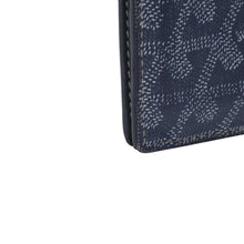 画像をギャラリービューアに読み込む, GOYARD ゴヤールサンピエールカードウォレット ヘリンボーン柄 キャンバス レザー グレー イエロー 杉綾模様 カードケース 良品 中古 4a002616