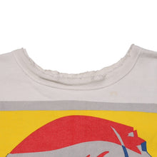 画像をギャラリービューアに読み込む, 極美品 SAINT MICHAEL セントマイケル CRW NECK SWT VAGUE ABUSE 白 黄色 トレーナー 25AW SM-HR1-0000-046 中古 4a002586
