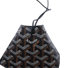 画像をギャラリービューアに読み込む, 極美品 GOYARD ゴヤール シャンベラン レザー キーチャーム バッグチャーム ブラック PVC VAE020194 中古 4a002714