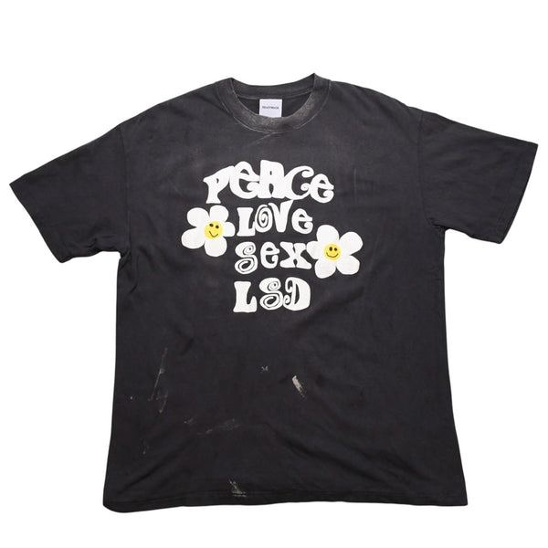 Very good condition Readymade Peace Cotton T-shirt T-shirt RE-CO-BK-00-00-280 Gray White Used 4a002595