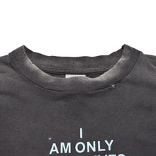 Load image into Gallery viewer, 極美品 SAINT Mxxxxxx NEIGHBORHOOD セントマイケル ネイバーフッド STHD.SS TEE HOOD SAINT HOOD ヴィンテージ加工 ブラック SM-HR8-0000-C69 中古 4a002589
