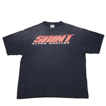 画像をギャラリービューアに読み込む, 極美品 SAINT MICHAEL セントマイケル text-print T-shirt Tシャツ ネイビー ピンク SM-HR1-0000-026 中古 4a002590