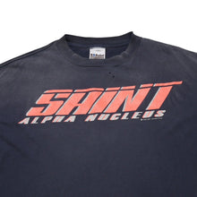 画像をギャラリービューアに読み込む, 極美品 SAINT MICHAEL セントマイケル text-print T-shirt Tシャツ ネイビー ピンク SM-HR1-0000-026 中古 4a002590