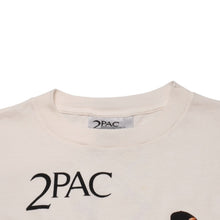 画像をギャラリービューアに読み込む, 極美品 SAINT Mxxxxxx セントマイケル 2pac Tシャツ ホワイト ブラック SM-HR8-0000-C15 中古 4a002596