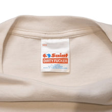 Load image into Gallery viewer, 極美品 SAINT MICHAEL セントマイケル 長袖Tシャツ SM-HR8-0000-035 サイズL ホワイト ブラック プリント 666 中古 4a002591