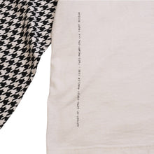 画像をギャラリービューアに読み込む, MONCLER FRGMT 千鳥格子 長袖カットソー ブラック ホワイト Houndstooth Long Sleeve T-Shirt 美品 中古 4a002588