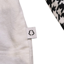 画像をギャラリービューアに読み込む, MONCLER FRGMT 千鳥格子 長袖カットソー ブラック ホワイト Houndstooth Long Sleeve T-Shirt 美品 中古 4a002588
