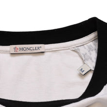 画像をギャラリービューアに読み込む, MONCLER FRGMT 千鳥格子 長袖カットソー ブラック ホワイト Houndstooth Long Sleeve T-Shirt 美品 中古 4a002588