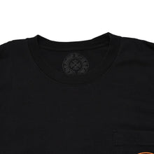 画像をギャラリービューアに読み込む, CHROME HEARTS クロムハーツ STAFF限定ホースシューロングスリーブTシャツ ホースシュー スクロールラベル オレンジ ブルー スタッフ限定 美品 中古 4a002532