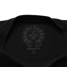 画像をギャラリービューアに読み込む, CHROME HEARTS クロムハーツ STAFF限定ホースシューロングスリーブTシャツ ホースシュー スクロールラベル オレンジ ブルー スタッフ限定 美品 中古 4a002532