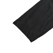 画像をギャラリービューアに読み込む, Yohji Yamamoto POUR HOMME ヨウジヤマモトプールオム 2018SS サイトウユウスケ シルクブラウス シャツ 大正モダンガール ブラック ナイショプリント ビックシルエット HW-B95-424 美品 中古 4a002537