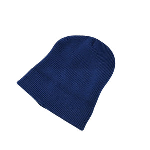 Very good condition SAINT Mxxxxxx St. Michael KNIT CAP Beanie Knit Cap Navy Patch Wool One Size SM-YS1-0000-083 Used 4a002598