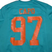 画像をギャラリービューアに読み込む, 極美品 DIPSET HARLEM WORLD NFL NIKE フットボールジャージ JIM JONES ジムジョーンズ ラバープリント アクアブルー 中古 4a002484
