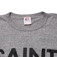 画像をギャラリービューアに読み込む, 極美品 SAINT MICHAEL セントマイケル 25SS SM-HR8-0000-087 ロゴプリントヴィンテージ加工 Tシャツ グレー サイズL 中古 4a002593