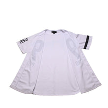 画像をギャラリービューアに読み込む, 極美品 ROCAWEAR ロカウェア ベースボールシャツ 半袖 サイズXXXL White ホワイト Black ブラック 中古 4a002606