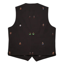 画像をギャラリービューアに読み込む, 極美品 LOUIS VUITTON ルイヴィトン ブラウン ベスト Embroidered Classic Waistcoat Henry Taylor CA 36929 中古 4a002712