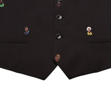 画像をギャラリービューアに読み込む, 極美品 LOUIS VUITTON ルイヴィトン ブラウン ベスト Embroidered Classic Waistcoat Henry Taylor CA 36929 中古 4a002712