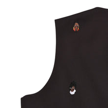 画像をギャラリービューアに読み込む, 極美品 LOUIS VUITTON ルイヴィトン ブラウン ベスト Embroidered Classic Waistcoat Henry Taylor CA 36929 中古 4a002712