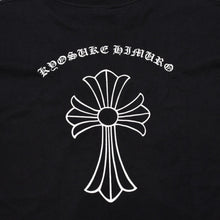 画像をギャラリービューアに読み込む, CHROME HEARTS クロムハーツ × KYOSUKE HIMURO 氷室京介 半袖Tシャツ サイズM CHクロス 2004年 ライブ限定 ヒムロック 美品 中古 4a002721