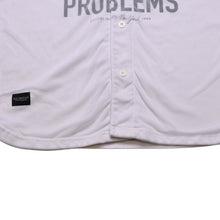画像をギャラリービューアに読み込む, 極美品 ROCAWEAR ロカウェア ベースボールシャツ 半袖 サイズXXXL White ホワイト Black ブラック 中古 4a002606