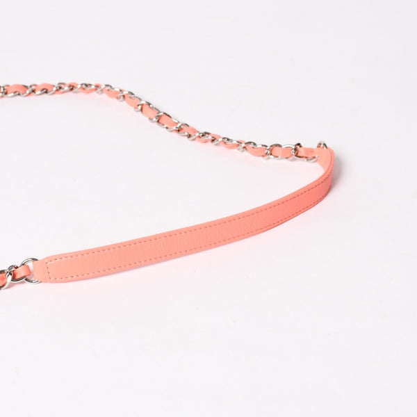 極美品 CHANEL シャネル ココビーチ フラップバッグ ショルダーバッグ 2019 マトラッセキルティング テリークロス ラムスキン ココマーク ターンロック 27番台 シルバー金具 中古 4a002885