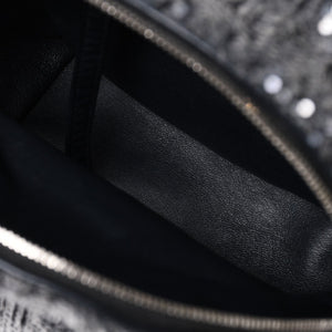極美品 CHANEL シャネル Spangles Mini Backpack スパンコール ミニリュック 25番台 シルバー金具 シルバーチェーン 中古 4a002843