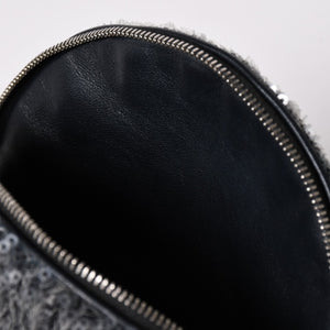 極美品 CHANEL シャネル Spangles Mini Backpack スパンコール ミニリュック 25番台 シルバー金具 シルバーチェーン 中古 4a002843