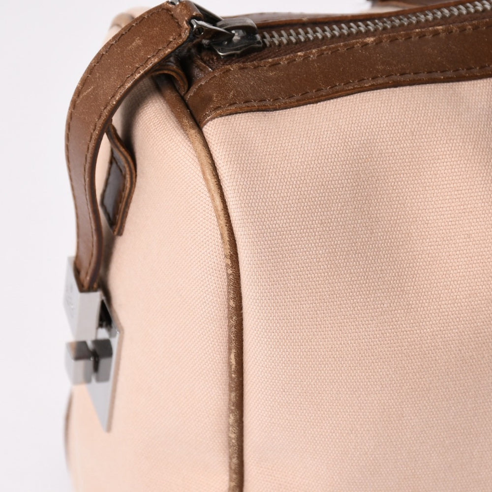 GUCCI Gucci Mini Boston Sherry Line Handbag 000 0851 Canvas Leather Pink Brown Good Condition Used 4a002498