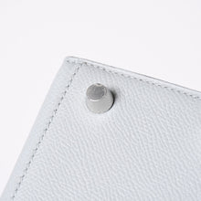 画像をギャラリービューアに読み込む, 新品未使用 HERMES エルメス KELLY ケリー 25 2WAY ハンドバッグ 外縫い エプソン ブルーグラシエ シルバー金具 K刻印 中古 4a002613