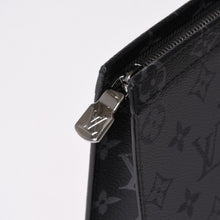 画像をギャラリービューアに読み込む, 極美品 LOUIS VUITTON ルイヴィトン 草間彌生 ポシェット・ヴォワヤージュMM M81973 シルバー金具 ブラック 中古 4a002617